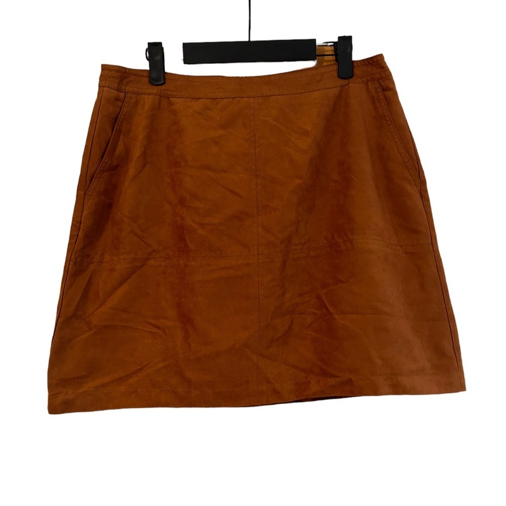 Banana Republic Rust Brown A-Line Skirt